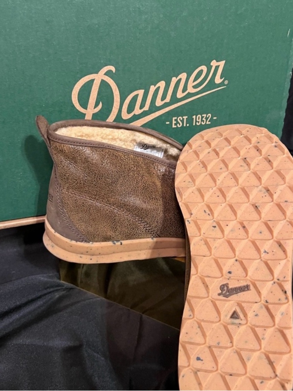 Danner Men’s Forrest Moc Boots Shearling-Lined Size 10.5 Men’s w/ Box - Picture 7 of 13